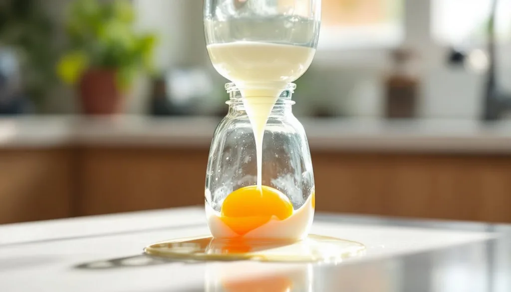 scopri il trucco facile e veloce per separare tuorlo e albume in soli 3 secondi usando una bottiglia vuota. metodo pratico e funzionale per la tua cucina!