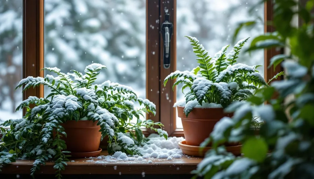 senza irrigazioni né fertilizzanti, il bagno di neve rivitalizza le piante domestiche in modo naturale ed efficace.