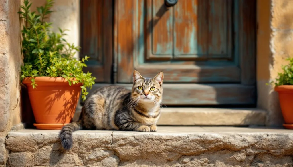 un veterinario rivela i motivi sorprendenti per cui il gatto sceglie proprio la soglia di casa tua come luogo preferito.