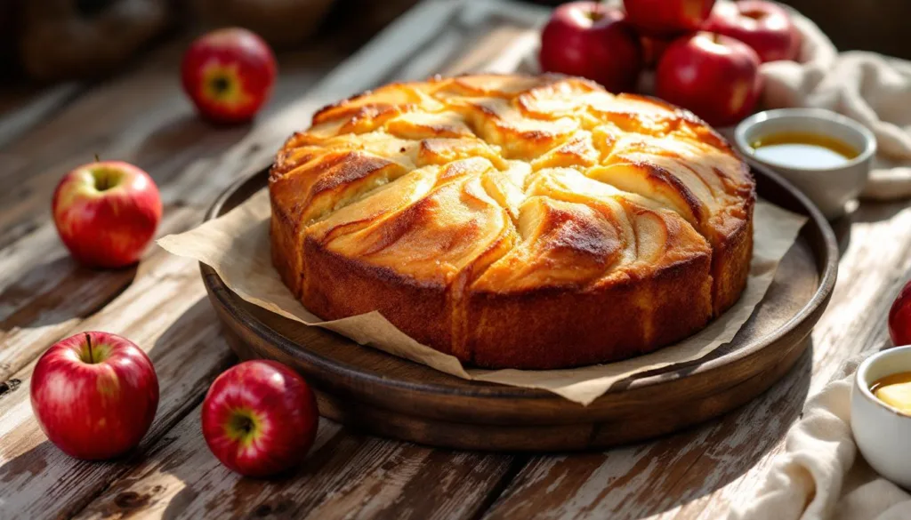 scopri il segreto per una torta di mele incredibilmente morbida, senza usare burro né olio. una ricetta sana e deliziosa che conquisterà tutti!
